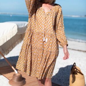 Emerson Fry India Collection Clemence Balloon Sleeve Dress